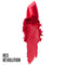 Maybelline Color Sensational Lipstick, Lip Makeup, Cream Finish, Hydrating Lipstick, Nude, Pink, Red, Plum Lip Color, Red Revolution, 0.15 oz; (Packaging May Vary) Maybelline New York