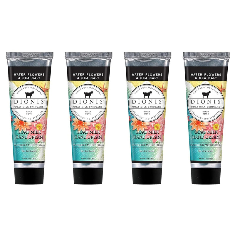 Dionis Goat Milk Skin Care Lavender Blossom Scented Hand Cream Set - Cruelty Free Travel Size Hand Lotion For Hydrating & Moisturizing Dry Skin - Paraben Free Formula Made In The USA, 1 oz Set of 4 Infinity Warehouse