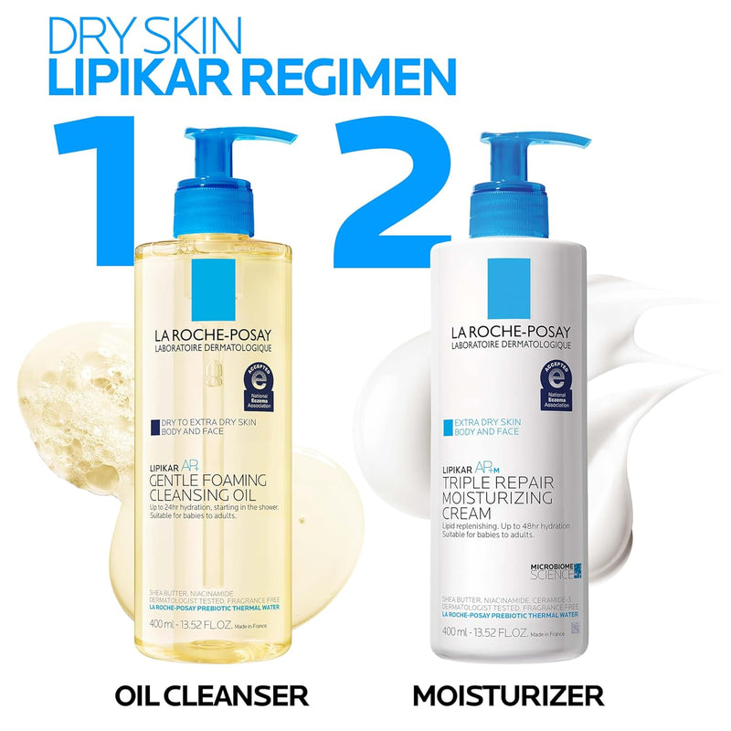 La Roche-Posay Lipikar AP+ Triple Repair Moisturizing Cream | Face & Body Lotion For Dry Skin | Shea Butter & Niacinamide Moisturizer | Gentle Face & Body Cream For Dry, Rough & Sensitive Skin Infinity Warehouse