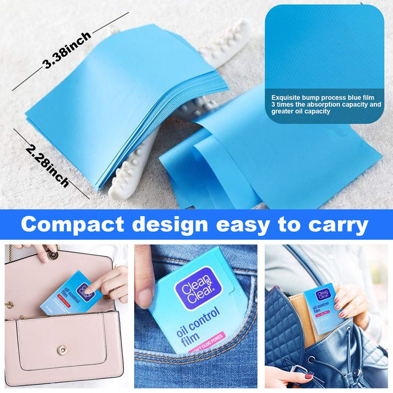 Beauty Kate Compatible Oil Control Film Blotting Paper Replacment for Clean & Clear Oil-absorbing Sheets, 60 Sheets (Pack of 2) Beauty Kate