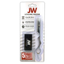 JW Professional Hair Styling Thinning Texturizing Cutting Feather Razor + 5 Replacement Blades JW Shears