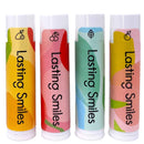 Lasting Smiles Organic Lip Balm - Variety 4 Pack - Best Natural Lip Care to Moisturize Dry, Chapped Lips - Fair Trade, Gluten Free, Made in USA, Long Lasting Hydration - Recyclable & Sustainable Lasting Smiles
