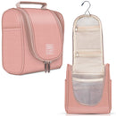 Premium Small Hanging Travel Toiletry Bag for Women and Men, Hygiene Bag, Bathroom and Shower Organizer Kit with Elastic Band Holders for Toiletries, Cosmetics, Makeup, Brushes (Small) BOACAY