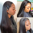 UNice Hair 5x5 HD Lace Closure Wig Human Hair for Black Women, Brazilian Straight Hair Wigs Virgin Hair Transparent Lace Wigs Pre Plucked with Baby Hair 180% Density 26inch UNICE Store