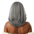 Outre HD Lace Front Wig Soft N Natural Neesha 201 (Silver Gray) (34) Outre