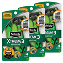 Schick Xtreme 3 Senstive Skin Disposable Razors for Men With New Heavyweight Handle,4 count (Pack of 3) Schick