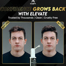 Elevate Hair Regrowth Treatment 5% Minoxidil Spray for Men - Clinically Proven Formula Fast Absorbing for Hair Loss and Growth Unscented Topical Hair Spray for Thinning & Balding Hair - Made in USA Infinity Warehouse