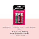 ChapStick Classic Spearmint, Cherry and Strawberry Lip Balm Tubes Variety Pack - 3 Count (Pack of 1) Chapstick
