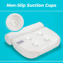 Bath Pillow (Premium Quality), Luxury Bathtub Pillow Rest (Powerful Suction Cups), Bath Pillows for Tub Neck and Back Support, Spa Pillow for Bathtub (Breathable 3D Mesh), Hot Tub Pillow (Head) BASIC CONCEPTS