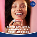 NIVEA Peach Lip Care - Tinted Lip Balm for Beautiful, Soft Lips, 0.17 Ounce (Pack of 4) NIVEA