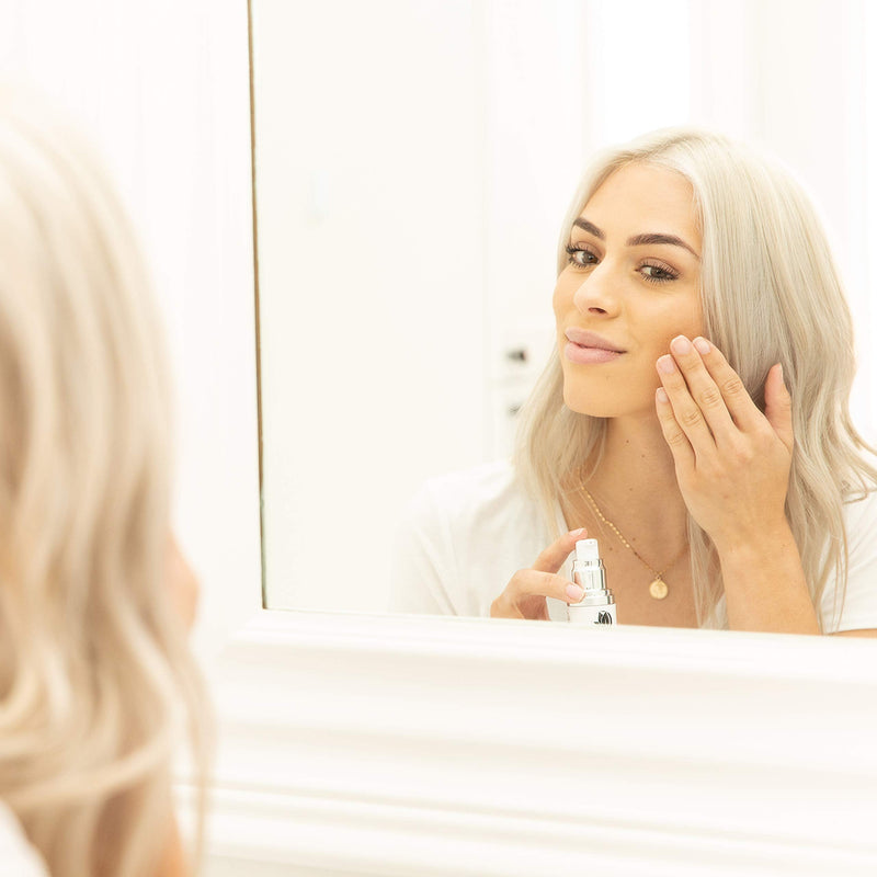 Microderm GLO MINI Skincare Premium Bundle - Includes Diamond Microdermabrasion System, 8mm Filters 30 pack, Peptide Complex Serum. Best Anti Aging Treatment Blackhead Remover and Pore Vacuum Kit Microderm GLO Store