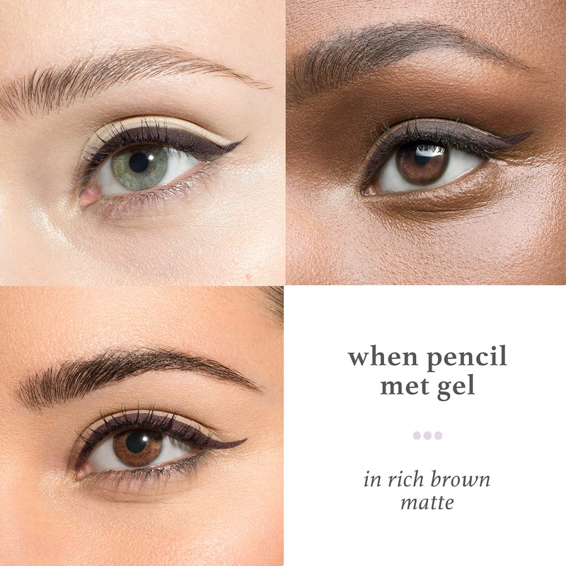 Julep When Pencil Met Gel Sharpenable Multi-Use Longwear Eyeliner Pencil - Rich Brown - Transfer-Proof - High Performance Liner Julep