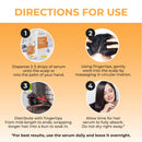 Biotin Hair Growth Serum Advanced Topical Formula To Help Grow Healthy, Strong Hair Suitable for Men and Women of All Hair Types Hair Loss Support By Pureauty Naturals (Biotin Orange) Meraz Pureauty Naturals