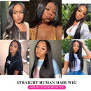 Straight Lace Front Wigs Human Hair 4x4 Lace Closure Wigs Human Hair Wigs for Black Women 180% Density Straight Lace Wigs Pre Plucked with Baby Hair Knots Bleached 20 Inch Domiso