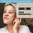 Wrinkles Schminkles Facial Sheet Mask Infused with Collagen, Peptides, Vitamin B3 & Hyaluronic Acid - Anti Aging Biocellulose Mask Wrinkles Schminkles