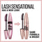 Maybelline Lash Sensational Waterproof Mascara, Brownish Black, 0.32 Fl Oz; (Packaging May Vary) Maybelline New York