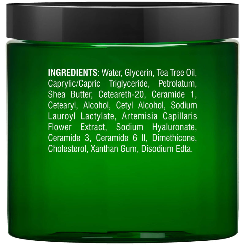 Tea Tree Oil Face Cream by Majestic Pure - Therapeutic Grade, Acne Scar Remover and Pimple Cream, Infused with Ceramides, Fights Acne and Soothes Acne Scars, Face Moisturizer, 8 oz MAJESTIC PURE