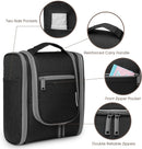 Hanging Travel Toiletry Bag Kit Cosmetic Makeup Organizer for Women and Girls (Black) Narwey Store