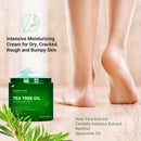 MAJESTIC PURE Athletes Foot Cream with Tea Tree Oil, Aloe & Spearmint - Hydrates, Softens & Conditions Dry Cracked Feet, Heel and Calluses,- Helps Soothe Irritated Skin - 8 oz MAJESTIC PURE