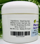 Urban ReLeaf Piercing Relief Sea Salt Concentrate AFTERCARE ! Safely Clean, Soothe & Gently Heal New Irritated & Keloid Bump Piercings. Effective Non-iodized Dead Sea Salt, Tea Tree Rosemary Urban ReLeaf
