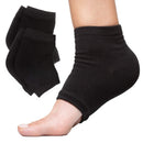 ZenToes Moisturizing Heel Socks 2 Pairs Gel Lined Toeless Spa Socks to Heal and Treat Dry, Cracked Heels While You Sleep (Men's Large 12+, Gray) ZenToes
