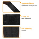 28 Inch Ponytail Extension Long Straight Wrap Around Clip in Synthetic Fiber Hair for Women medium brown KOODER