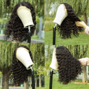 Water Wave Pre Plucked 4x4 Lace Front Wigs for Black Woman 20inch 100% unprocessed Lace Front Human Hair Wigs with Baby Hair Water Wave Closure Wigs for Woman Water Wave Lace Wigs TESLAL Store