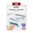 KISS Power File X Nail Dryer, All-In-One Nail Care Kit (2464N) KISS