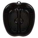 Mantello Foot Soaking Bath Basin - EXTRA LARGE Foot Soaking Tub - Pedicure Foot Soak - Home Foot Spa (Gloss Black) Mantello