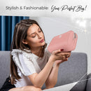 Cosmetic & Makeup Bag, Zippered Makeup Pouch for Women & Girls, Travel Cute Organizer Suitable for Purse, Versatile Bag with Multiple Compartments for Makeup, Toiletries, Pencils, Accessories BOACAY Store