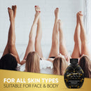 Dolce Black Bronzer Tanning Lotion - Outdoor/Indoor Tanning Lotion for Tattoo & Color Fade Protection - Anti-Orange, Anti-Aging & Anti-Wrinkle Natural Tanning Lotion - for Men & Women Dolce Black