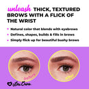 Lime Crime Bushy Brow Precision Pen, Brownie - Neutral Dark Brown Eyebrow Definer and Filler - Adds Texture & Shape - For Full, Natural Brows - Vegan - 0.02 oz… Lime Crime
