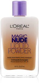 L'Oreal Paris Magic Nude Liquid Powder Bare Skin Perfecting Makeup SPF 18, Sun Beige, 0.91 Ounces L'Oreal Paris