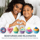 Bath Bombs for Girls - Valentines Day Gift for Her - 6 Aromatherapy BathBombs with All Natural Ingredients, Moisturizing Fizzy, and Bubbles- Organic Bath Bombs for Kids - Great Gift for Birthdays Mineral Me California