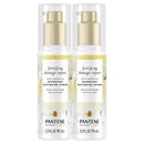 Pantene Castor Oil Hair Serum & Overnight Leave In Conditioner, Sulfate Free, Nutrient Blends Fortifying Repair for Dry Damaged Hair, 3.2 fl oz Twin Pack Pantene