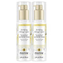 Pantene Castor Oil Hair Serum & Overnight Leave In Conditioner, Sulfate Free, Nutrient Blends Fortifying Repair for Dry Damaged Hair, 3.2 fl oz Twin Pack Pantene