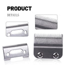 Professional Adjustable Clippers Blades, Carbon Steel Hair Trimmer Replacement Blade for Wahl 8148, Wahl Senior cordless Clipper, Wahl Magic clipper, Pack of 2 (Taper Silver) CR8GR8