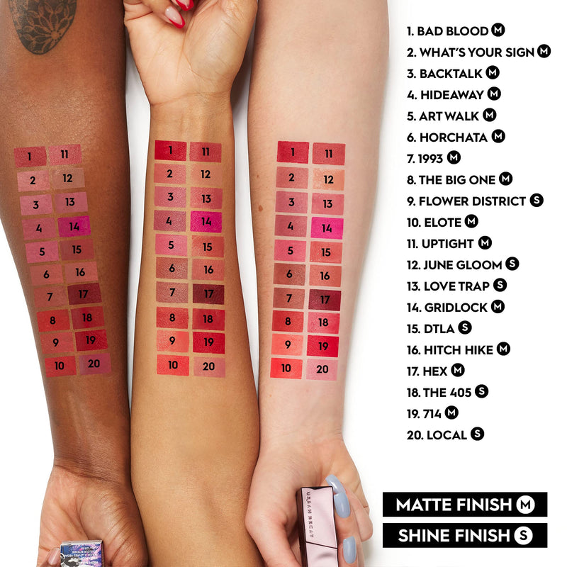 Urban Decay Vice Lipstick - 100% Vegan Formula - 35 Shades Available - Long-Lasting - Hydrating Aloe Vera & Avocado Oil - Backtalk, 0.11 oz URBAN DECAY