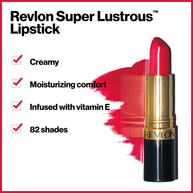 Revlon Super Lustrous Lipstick, Softsilver Rose, 0.15 Ounce REVLON