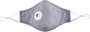 Leovard Luxury Cloth Face Mask for Men & Women with Valve and PM 2.5 Filter (Gray) Leovard Store