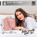 Premium Small Hanging Travel Toiletry Bag for Women and Men, Hygiene Bag, Bathroom and Shower Organizer Kit with Elastic Band Holders for Toiletries, Cosmetics, Makeup, Brushes (Small) BOACAY