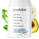 Organic Face Moisturizer for Women and Men - Natural Hydrating Day & Night Face Cream for Dry & Oily Skin - Non-Greasy & Gentle Moisturizer for Face Anti-Wrinkle Anti Aging Skin Care Products by Goodskin-1.7oz GoodSkin