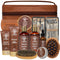 Father's Day Spa Gift Set for Men - Luxury 30-Piece Sandalwood Bath & Beard Gift Set for Men, Bath & Body Care Kit for Him with Beard Wax | Christmas, Valentine's Day, Birthday, Gift for Father Dad Infinity Warehouse