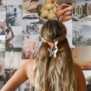 ZOOX Chic Hair Claw Clip by French Designer, A New Twist On Ordinary Hair Clips (Rose Quartz Butterfly) ZOOX
