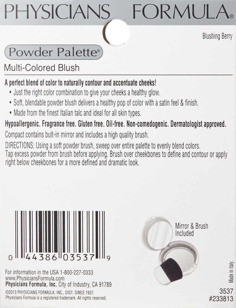Physicians Formula Powder Palette Multi-Colored Blush Blushing Berry Physicians Formula