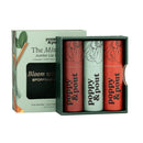 Jumbo Lip Balm Gift Set (3-Pack, Warm Flavors) | Poppy & Pout All Natural Lip Balms & Moisturizers | Hydrates with Beeswax, Vitamin E, Organic Coconut Oil | Cruelty-Free | Recyclable Cardboard Tube Infinity Warehouse