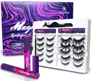 Arishine 3D 5D Magnetic Eyelashes Kit Magnetic Eyeliner For Use with Magnetic False Lashes Natural Look-No Glue Needed Arishine