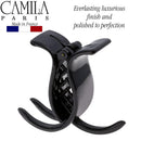 Camila Paris CP1432 French Hair Clip for Women, Tokyo 3 Teeth Ponytail Holder, Girls Hair Claw Clips Jaw Fashion Durable Styling Hair Accessories for Women, Strong Hold No Slip Grip, Made in France Camila