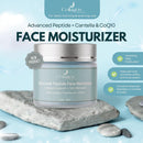 GHK-Cu Copper Peptide Face Cream with CoQ10 & Collagen – Hydrating & Firming Daily Moisturizer for Mature, Dry Skin, infused with Centella Asiatica (2 oz) Infinity Warehouse