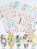 Spearlcable Nail Art Decoration Kit,50 Sheets Nail Stickers Crystal Rhinestones Set Holographic Butterfly Glitter Nail Foil Nail Tape Strips Iridescent Nail Sequins Flake for Acrylic Nail Art Spearlcable